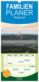 Familienplaner 2024 - Faszination Erzgebirge mit 5 Spalten (Wandkalender, 21 x 45 cm) CALVENDO