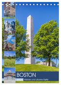 BOSTON Historie und urbane Idylle (Tischkalender 2024 DIN A5 hoch), CALVENDO Monatskalender