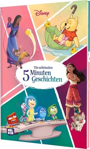 Disney Vorlesebuch: Die schönsten 5-Minuten-Geschichten - Neues zum Vorlesen. Nelson Verlag, 2025.