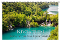 Kroatien - Plitwitzer Seen, Rijeka und Krk (Tischkalender 2022 DIN A5 quer)