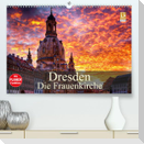 Dresden - Die Frauenkirche (Premium, hochwertiger DIN A2 Wandkalender 2023, Kunstdruck in Hochglanz)