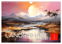 Eine Landschaft im Jahr (Wandkalender 2025 DIN A4 quer), CALVENDO Monatskalender