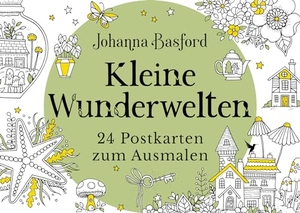 Basford, Johanna. Kleine Wunderwelten - 24 Postkarten zum Ausmalen. Passend zum Buch von Johanna Basford. MVG Moderne Vlgs. Ges., 2024.