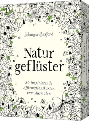 Basford, Johanna. Naturgeflüster - 30 inspirierende Affirmationskarten zum Ausmalen | Für Self Care und Self Love - Das erste Kartenset von @johannabasford. MVG Moderne Vlgs. Ges., 2026.