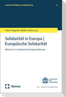 Solidarität in Europa - Europäische Solidarität