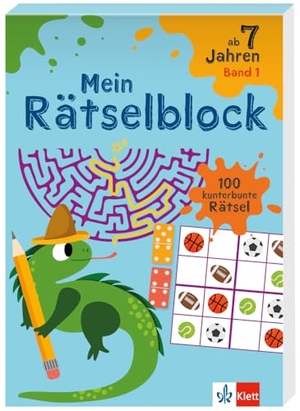 Klett Mein Rätselblock ab 7 Jahren Band 1 - 100 kunterbunte Rätsel. Klett Lerntraining, 2024.