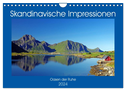 Skandinavische Impressionen - Oasen der Ruhe (Wandkalender 2024 DIN A4 quer), CALVENDO Monatskalender