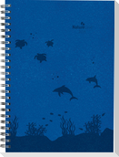 Wochenplaner Nature Line Ocean 2025 - Taschen-Kalender A5 - 1 Woche 2 Seiten - Ringbindung - 128 Seiten - Umwelt-Kalender - mit Hardcover - Alpha Edition