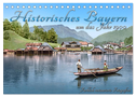 Das schöne Bayern um das Jahr 1900 ¿ Fotos neu restauriert und detailcoloriert (Tischkalender 2024 DIN A5 quer), CALVENDO Monatskalender