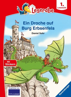 Sohr, Daniel. Ein Drache auf Burg Erbsenfels - Leserabe ab 1. Klasse - Erstlesebuch für Kinder ab 6 Jahren. Ravensburger Verlag, 2022.