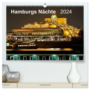 Heymanns, Rolf. Hamburgs Nächte (hochwertiger Premium Wandkalender 2024 DIN A2 quer), Kunstdruck in Hochglanz - Nachtfotos aus der Stadt Hamburg. Calvendo Verlag, 2023.