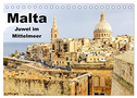 Malta - Juwel im Mittelmeer (Tischkalender 2024 DIN A5 quer), CALVENDO Monatskalender