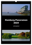 Hamburg Panoramen 2024 ¿ Jahresplaner (Wandkalender 2024 DIN A3 hoch), CALVENDO Monatskalender