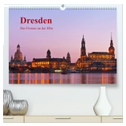 Dresden, das Florenz an der Elbe / CH-Version (hochwertiger Premium Wandkalender 2024 DIN A2 quer), Kunstdruck in Hochglanz