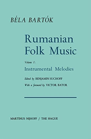 Bartok, Bela. Rumanian Folk Music - Instrumental Melodies. Springer Netherlands, 2011.