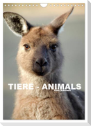 Tiere - Animals (Wandkalender 2024 DIN A4 hoch), CALVENDO Monatskalender