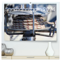 Seemannsgarn 2024. Impressionen von Tau und Takelage (hochwertiger Premium Wandkalender 2024 DIN A2 quer), Kunstdruck in Hochglanz