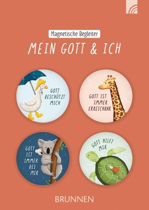 Magnet-Set: Mein Gott und ich - 4er-Magnet-Set. Brunnen-Verlag GmbH, 2026.