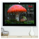 Rot in der Natur (hochwertiger Premium Wandkalender 2024 DIN A2 quer), Kunstdruck in Hochglanz