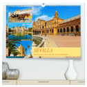Sevilla - Impressionen aus dem Herzen Andalusiens (hochwertiger Premium Wandkalender 2024 DIN A2 quer), Kunstdruck in Hochglanz