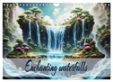 Enchanting waterfalls (Wall Calendar 2025 DIN A4 landscape), CALVENDO 12 Month Wall Calendar