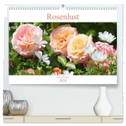 Rosenlust (hochwertiger Premium Wandkalender 2024 DIN A2 quer), Kunstdruck in Hochglanz