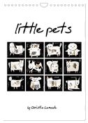 little pets (Wandkalender 2024 DIN A4 hoch), CALVENDO Monatskalender