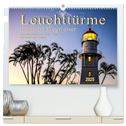 Leuchttürme - maritime Wegweiser (hochwertiger Premium Wandkalender 2025 DIN A2 quer), Kunstdruck in Hochglanz
