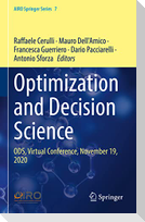 Optimization and Decision Science
