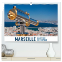 Marseille Maritime Metropole (hochwertiger Premium Wandkalender 2025 DIN A2 quer), Kunstdruck in Hochglanz