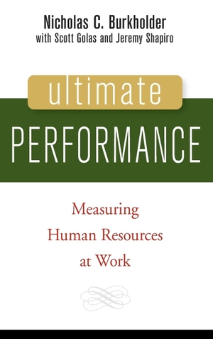 Burkholder. Ultimate Performance. John Wiley & Sons, 2007.