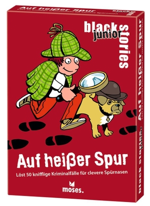 Harder, Corinna. black stories junior Auf heißer Spur - Löst 50 knifflige Kriminalfälle für clevere Spürnasen. moses. Verlag GmbH, 2023.