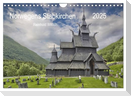 Norwegens Stabkirchen (Wandkalender 2025 DIN A4 quer), CALVENDO Monatskalender