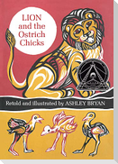 Lion and the Ostrich Chicks