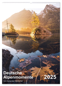 Deutsche Alpenmomente (Wandkalender 2025 DIN A2 hoch), CALVENDO Monatskalender