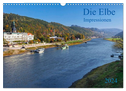 Die Elbe Impressionen (Wandkalender 2024 DIN A3 quer), CALVENDO Monatskalender