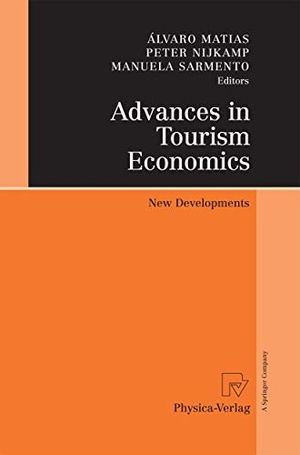 Matias, Álvaro / Manuela Sarmento et al (Hrsg.). Advances in Tourism Economics - New Developments. Physica-Verlag HD, 2014.