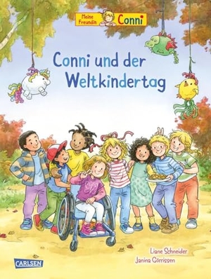 Schneider, Liane. Conni-Bilderbücher: Conni und der Weltkindertag - Eine fröhliche Freundschaftsgeschichte für Kinder ab 3 Jahren. Carlsen Verlag GmbH, 2024.