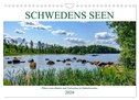 Schwedens Seen (Wandkalender 2024 DIN A4 quer), CALVENDO Monatskalender