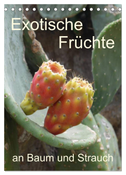 Exotische Früchte an Baum und Strauch (Tischkalender 2024 DIN A5 hoch), CALVENDO Monatskalender