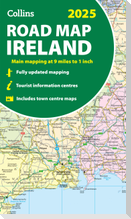 2025 Collins Road Map of Ireland
