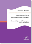 Formenanalyse des absoluten Geistes. Kunst, Religion und Philosophie bei G.W.F. Hegel