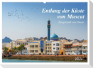 Entlang der Küste von Muscat (Wandkalender 2024 DIN A2 quer), CALVENDO Monatskalender
