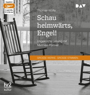 Wolfe, Thomas. Schau heimwärts, Engel! Eine Geschichte vom begrabenen Leben - Ungekürzte Lesung mit Matthias Ponnier (2 mp3-CDs). Audio Verlag Der GmbH, 2018.