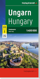 freytag & berndt Straßenkarte Ungarn 1:400.000