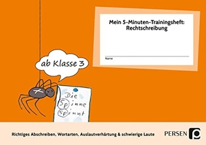 Hohmann, Karin. Mein 5-Min-Trainingsheft: Rechtschreibung 1 - Richtiges Abschreiben, Wortarten, Auslautverhärtung & schwierige Laute (3. und 4. Klasse). Persen Verlag i.d. AAP, 2018.