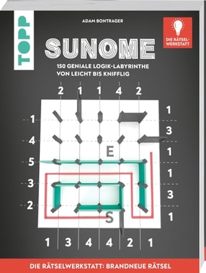 Bontrager, Adam. SUNOME - Die neue Rätselart für alle Fans von Sudoku. Innovation aus der Rätselwerkstatt! - 150 geniale Logik-Labyrinthe von einfach bis knifflig. Mit Anleitung und Lösungen. frechverlag GmbH, 2024.