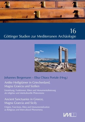 Bergemann, Johannes / Elisa Chiara Portale (Hrsg.). Antike Heiligtümer in Griechenland, Magna Graecia und Sizilien - Entstehung, Funktionen, Riten und Monumentalisierung als religiöse und interkulturelle Phänomene. Zwei Kolloquien im Rahmen des Hochschuldialogs mit Südeuropa des Deutschen Akademischen Austauschdienstes in Göttingen im Mai 2023 und in Palermo im Oktober. VML Verlag Marie Leidorf, 2024.