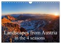 Landscapes from Austria in the 4 seasons (Wall Calendar 2025 DIN A4 landscape), CALVENDO 12 Month Wall Calendar