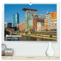 Metropolen an Rhein und Ruhr (hochwertiger Premium Wandkalender 2025 DIN A2 quer), Kunstdruck in Hochglanz
